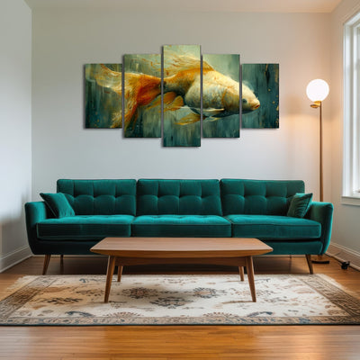 AUTO-MOCKUP ROOM | Golden Koi Fish