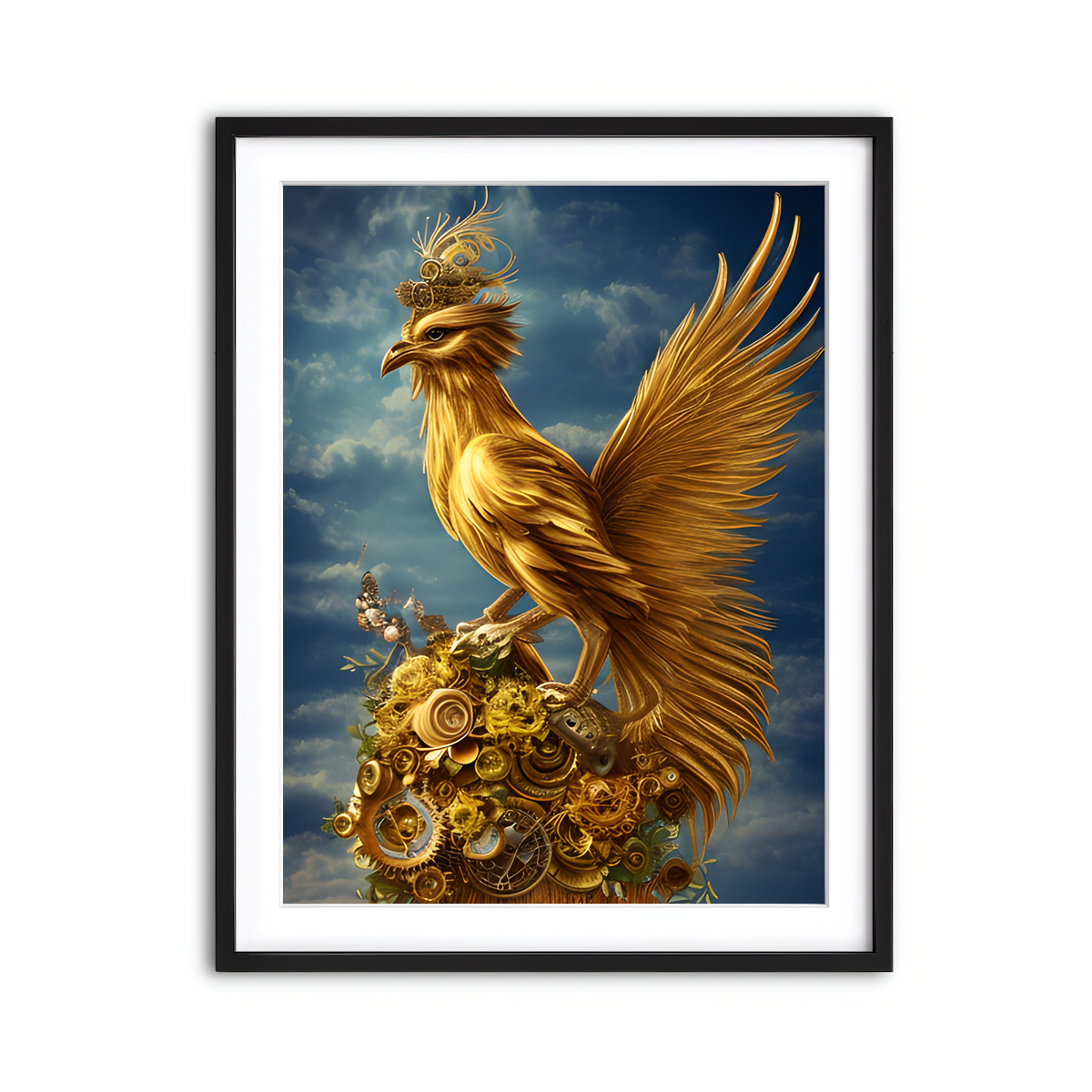 Framed Print 3x4 Black