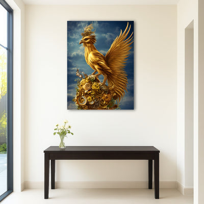 AUTO-MOCKUP ROOM | Golden Phoenix Bird