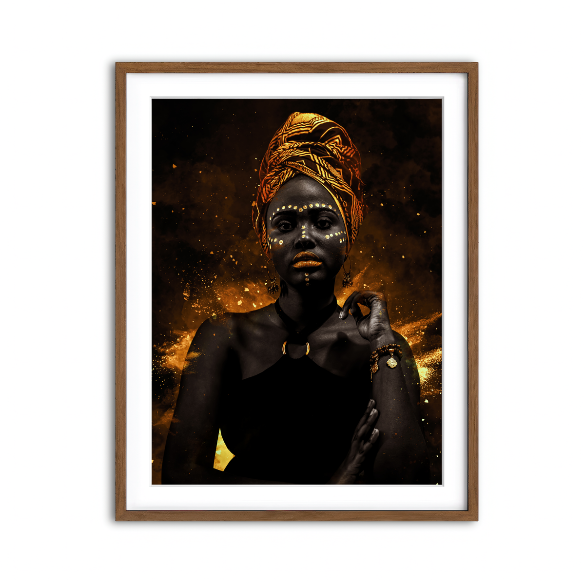 Framed Print 3x4 Walnut