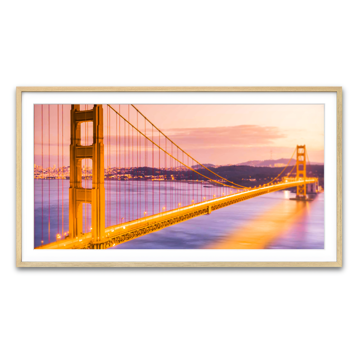 Framed Print 2x1 Natural