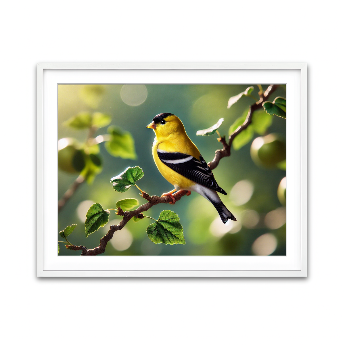 Framed Print 4x3 White