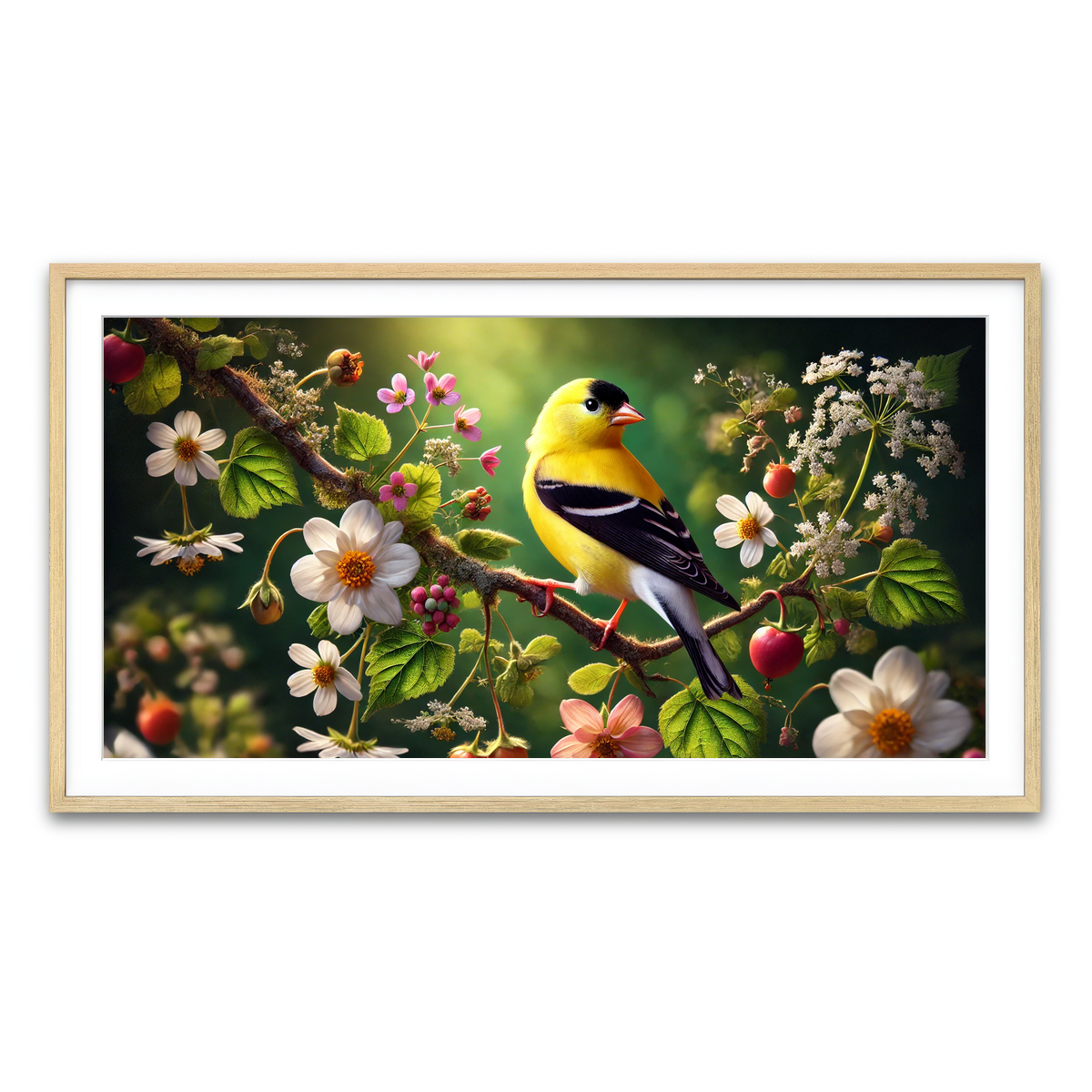 Framed Print 2x1 Natural