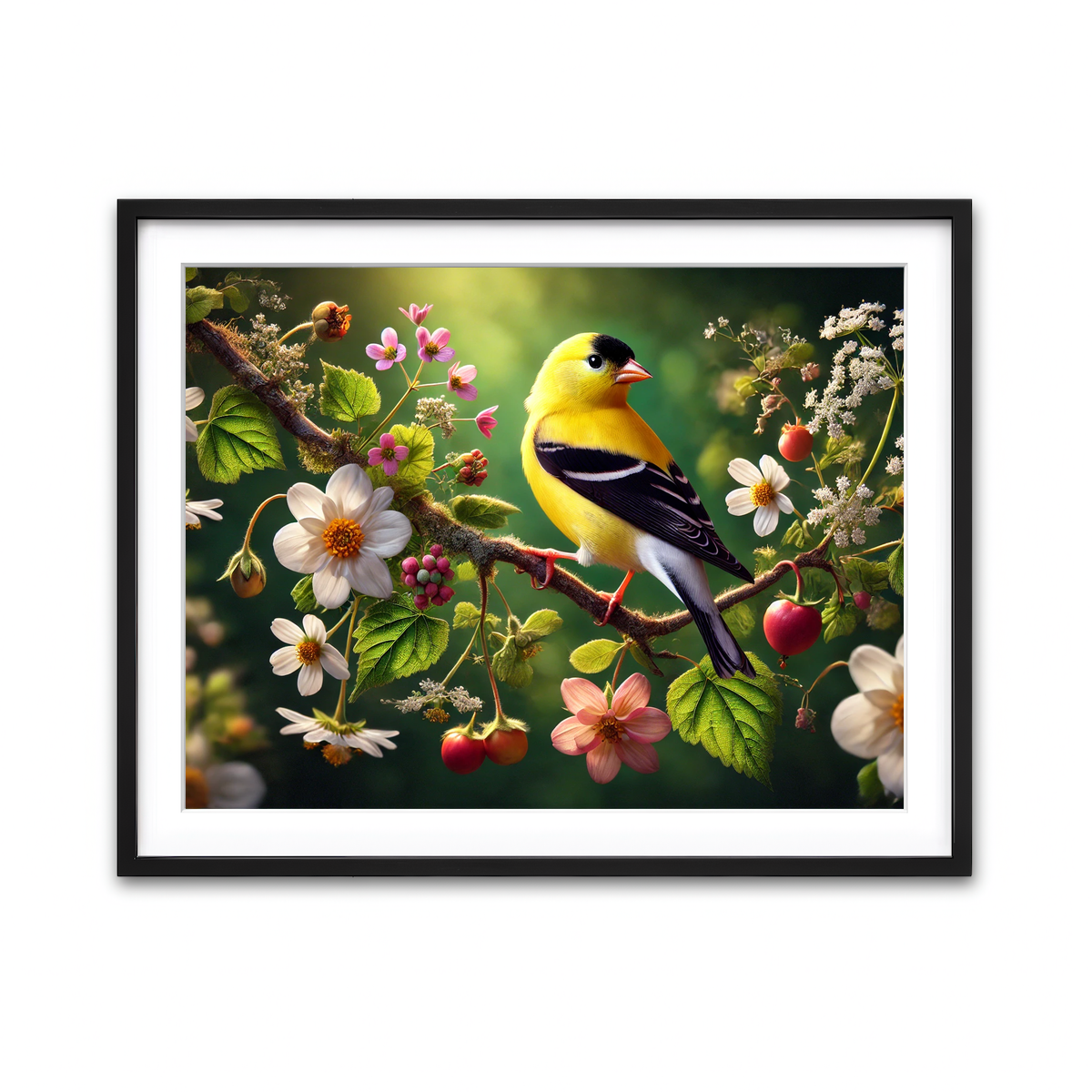 Framed Print 4x3 Black