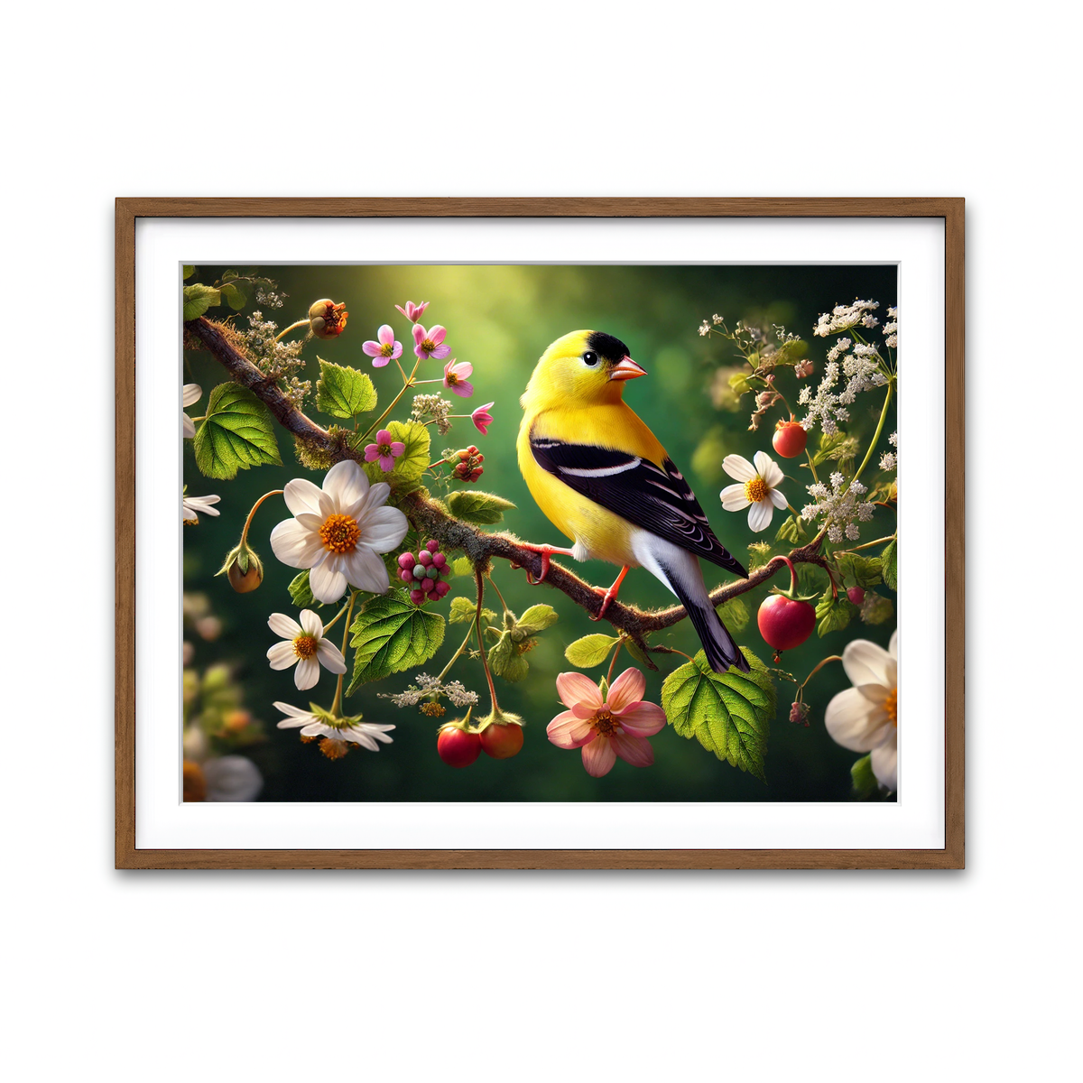 Framed Print 4x3 Walnut