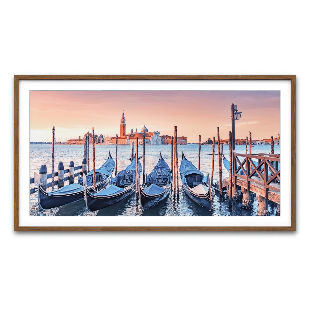 Framed Print 2x1 Walnut