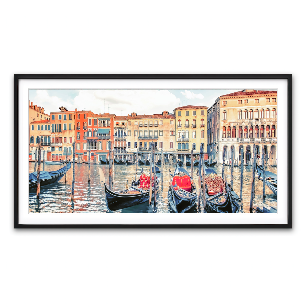Framed Print 2x1 Black