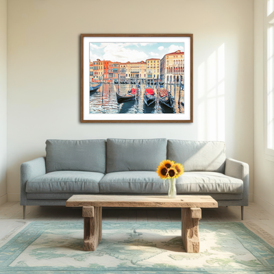 AUTO-MOCKUP ROOM | Gondolas Wall Art