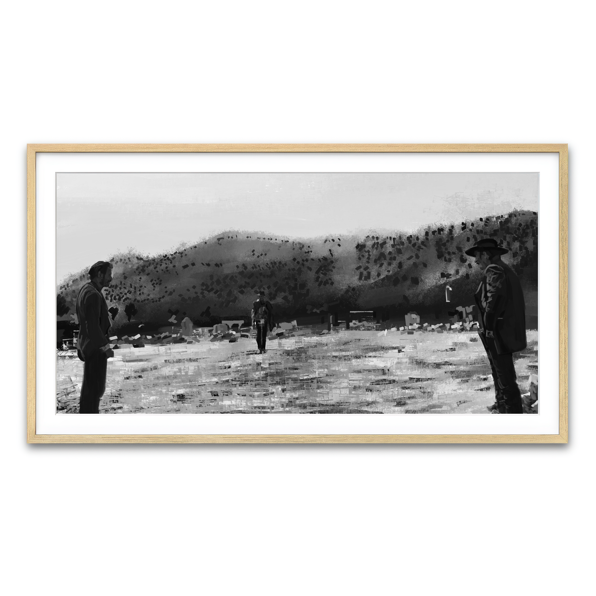 Framed Print 2x1 Natural