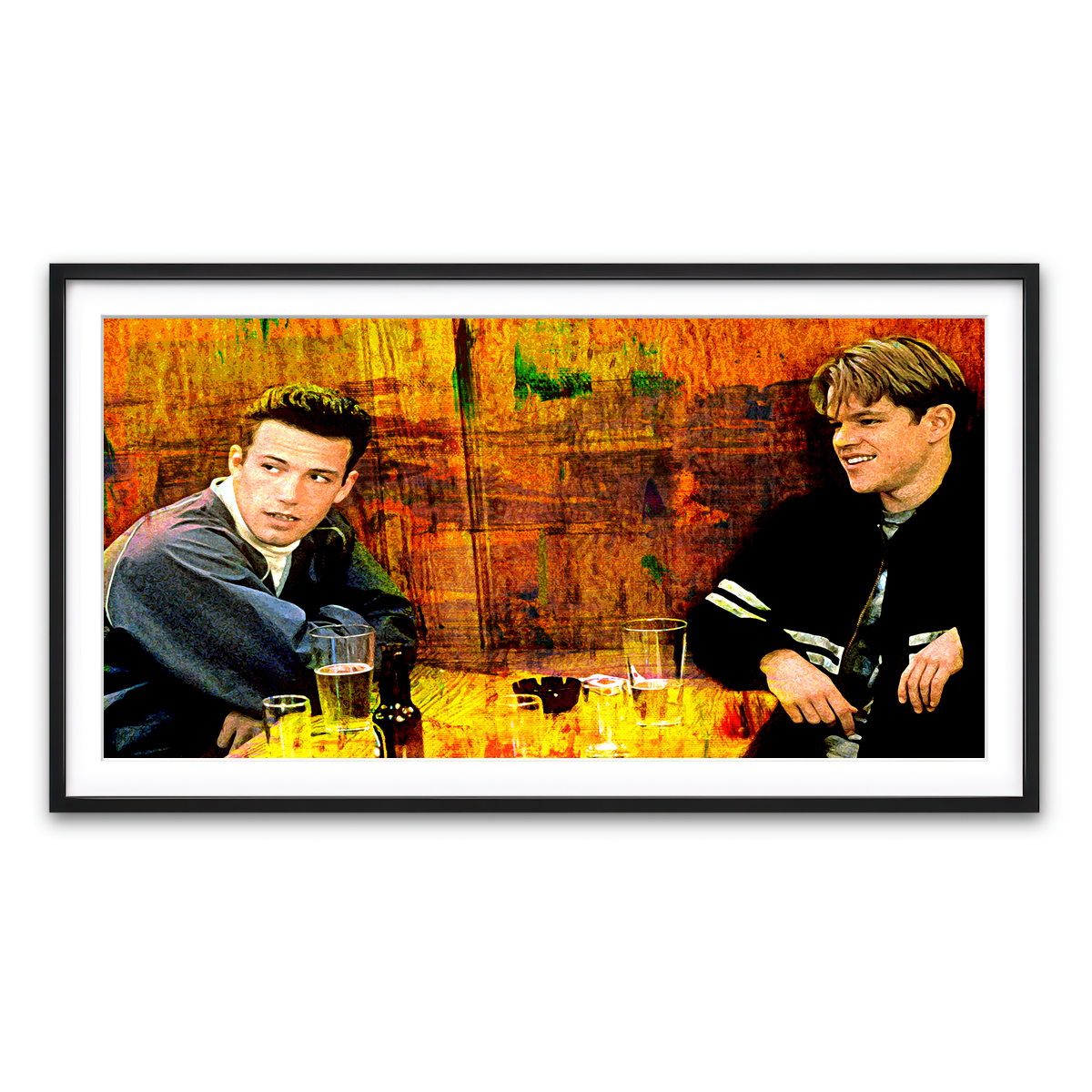 Framed Print 2x1 Black