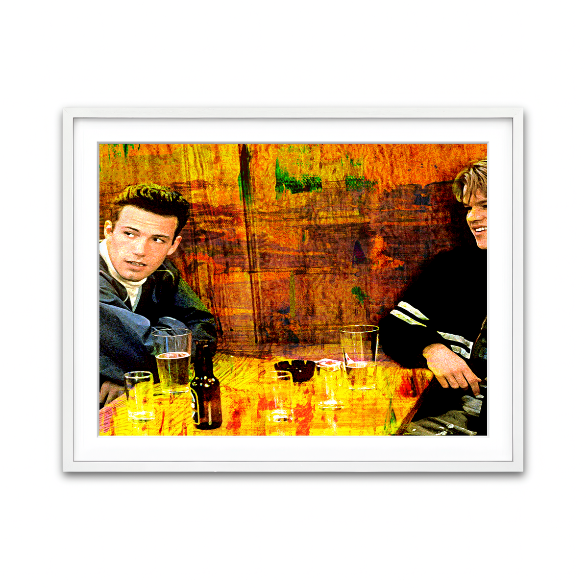 Framed Print 4x3 White