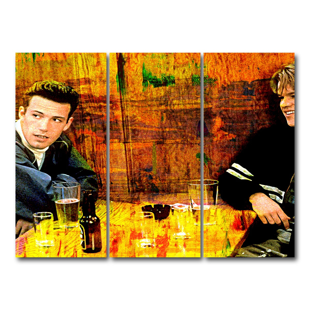 AUTO-MOCKUP WHITE | Good Will Hunting | 3 Piece | Gallery Wrap Canvas | group=8x18