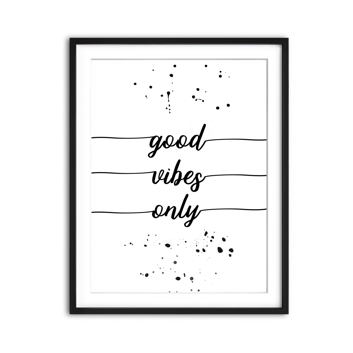 Framed Print 3x4 Black