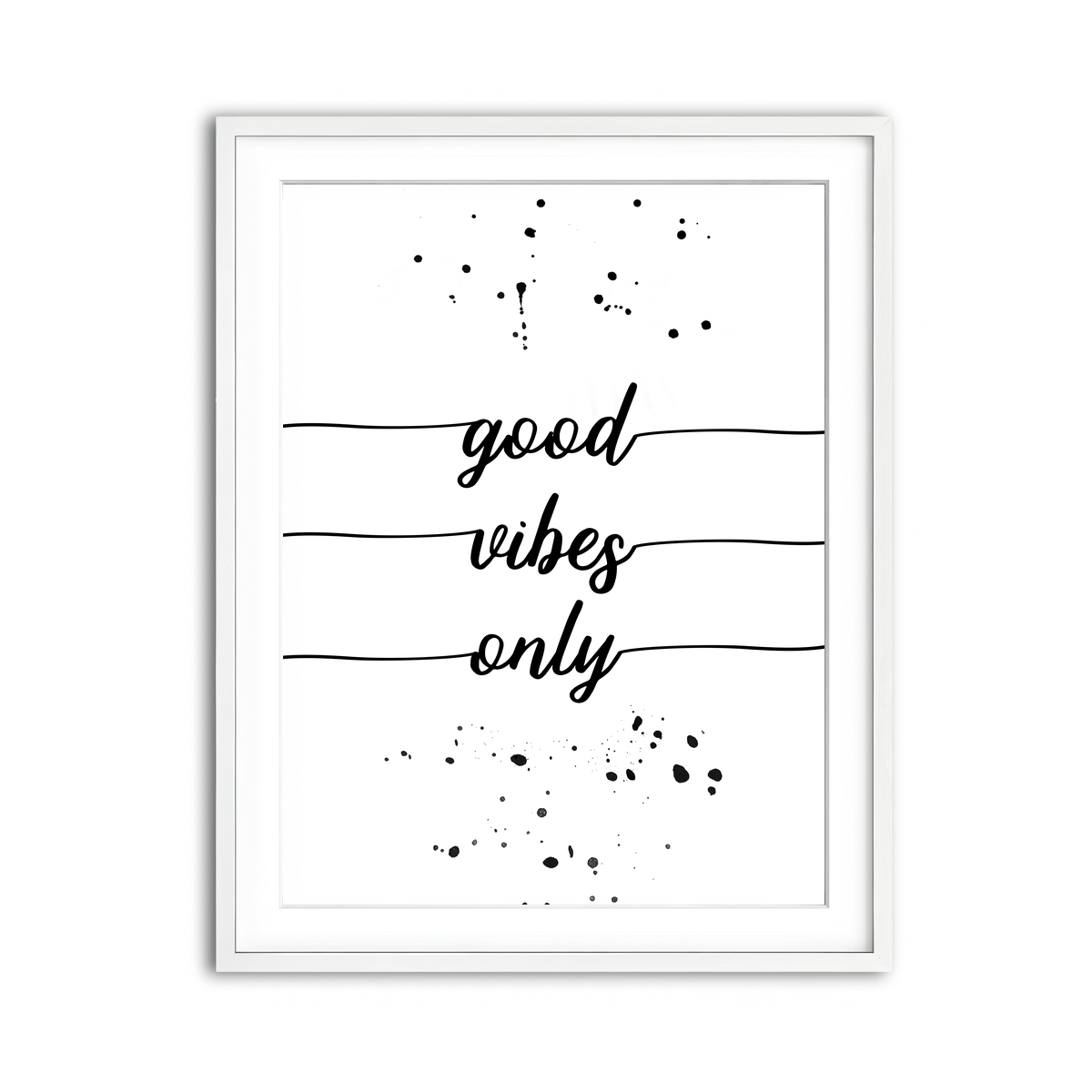 Framed Print 3x4 White