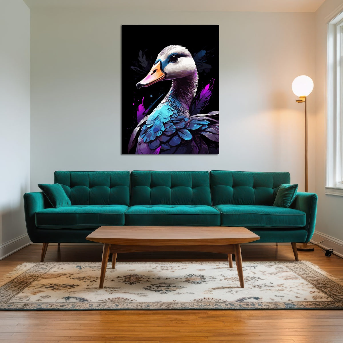 AUTO-MOCKUP ROOM | Goose Animal Colorful