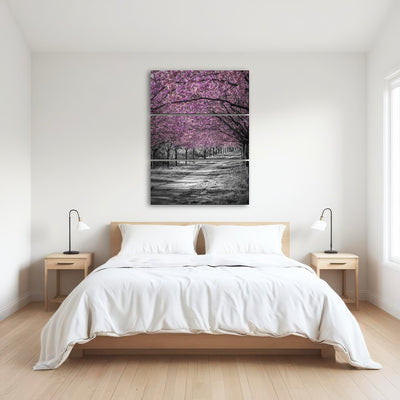 AUTO-MOCKUP ROOM | Gorgeous cherry blossom alley in pink
