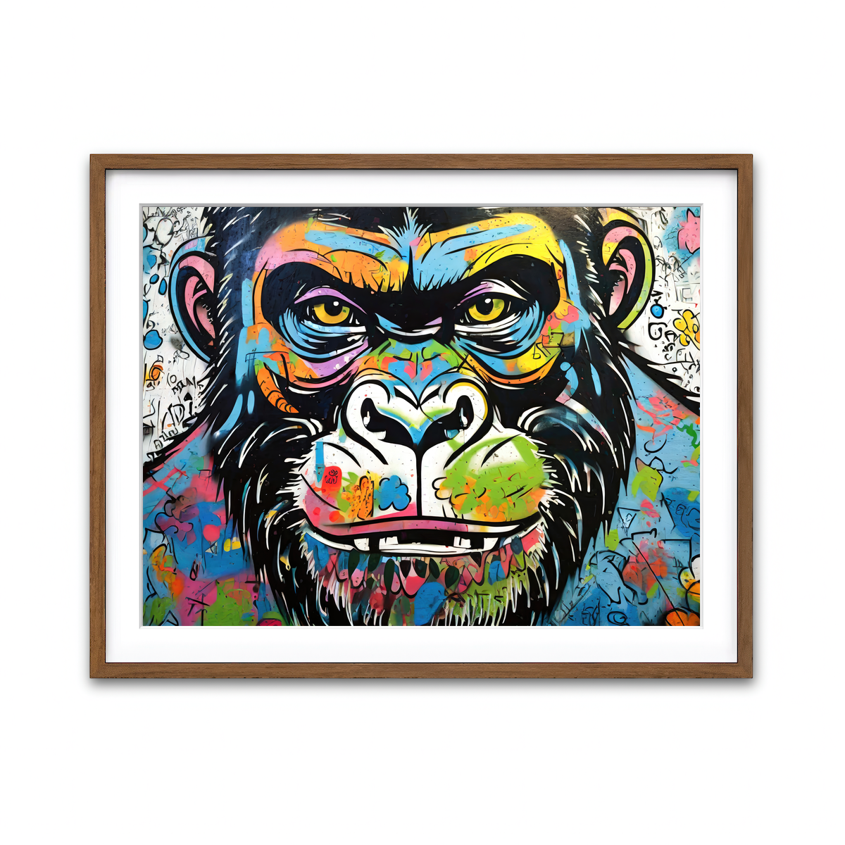 Framed Print 4x3 Walnut