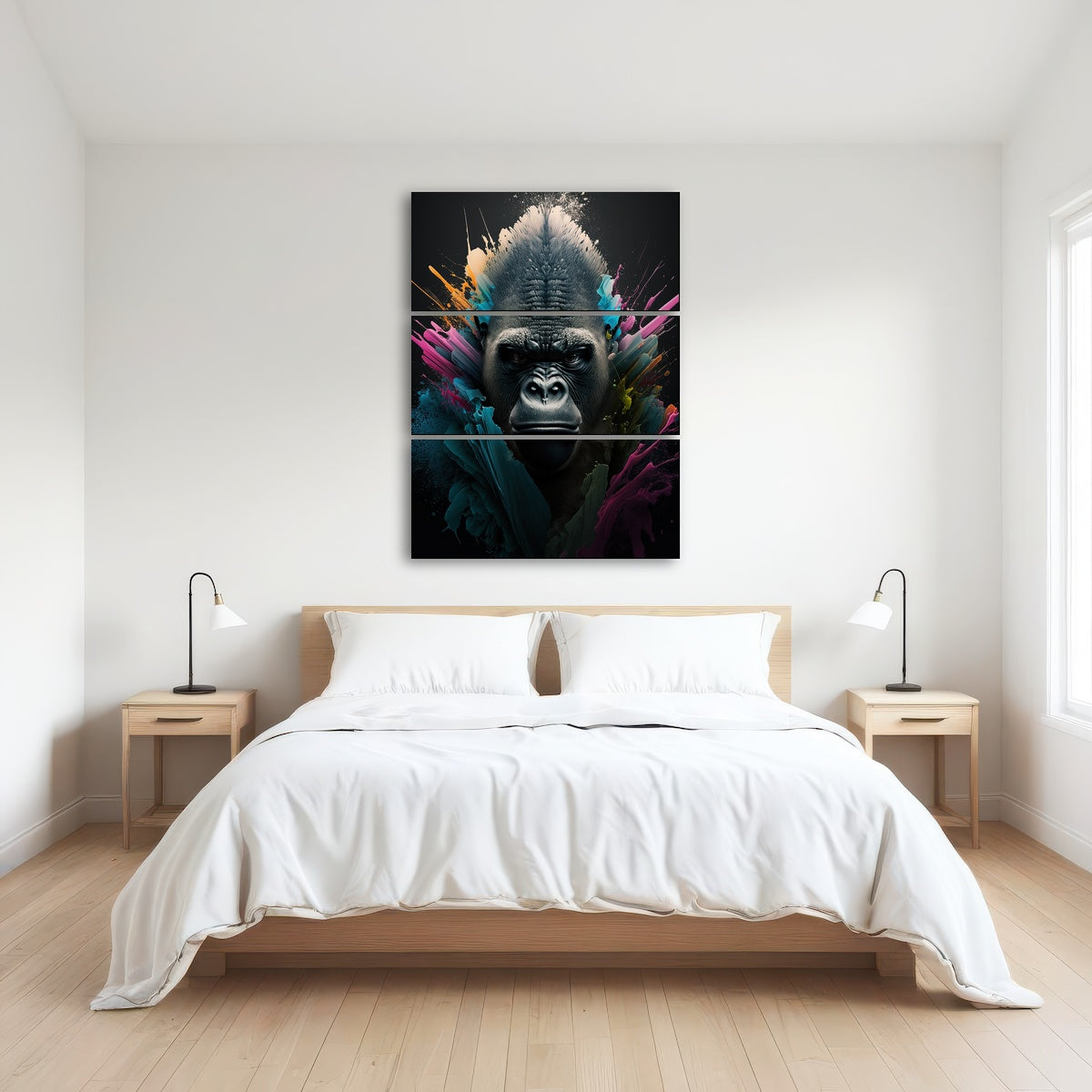 AUTO-MOCKUP ROOM | Gorilla Portrait