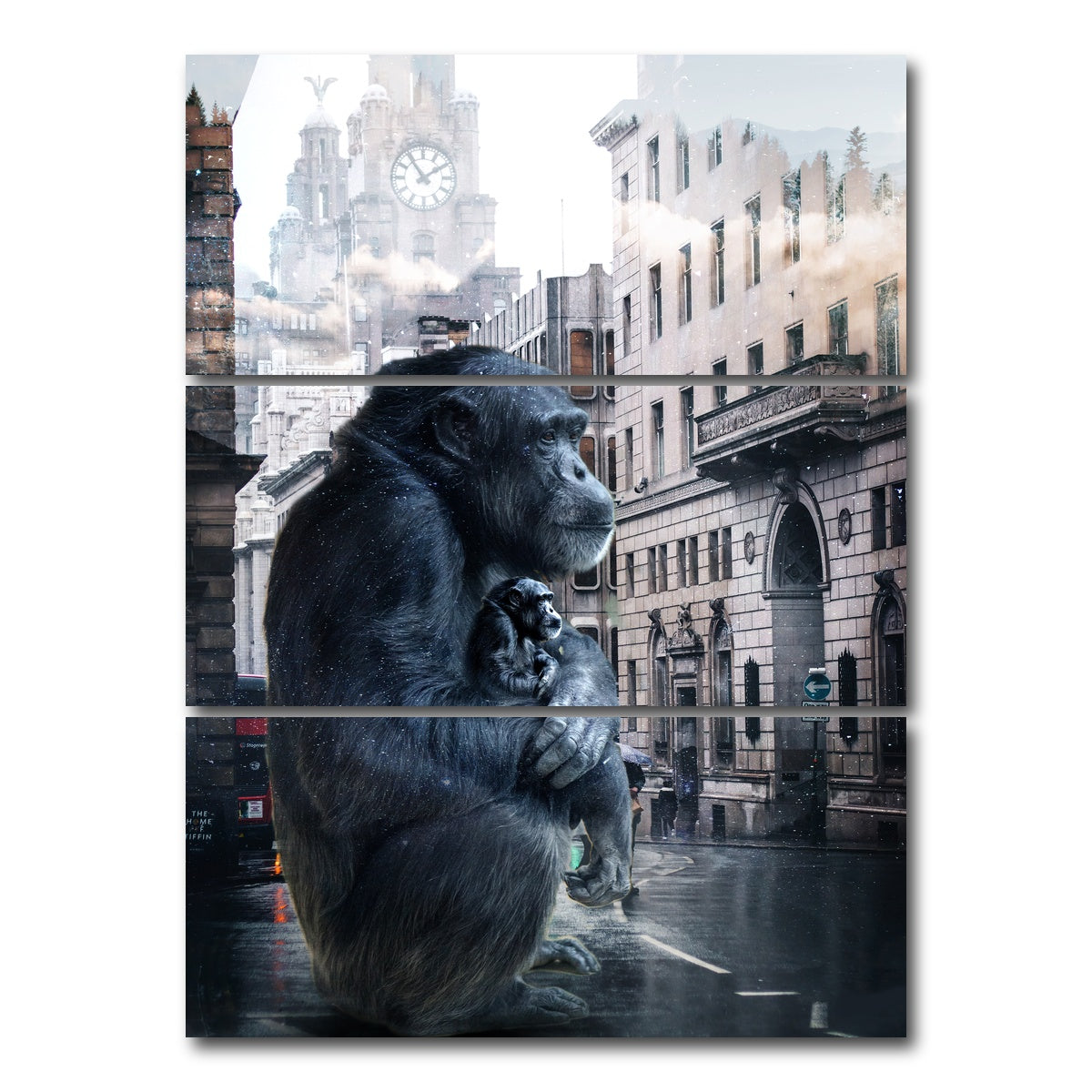 AUTO-MOCKUP WHITE | Gorilla | 3 Piece | Gallery Wrap Canvas | group=8x18_stacked