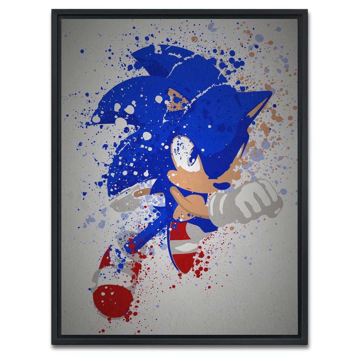 AUTO-MOCKUP WHITE | Gotta Go Fast | 1 Piece | Black Framed Canvas | group=3x4