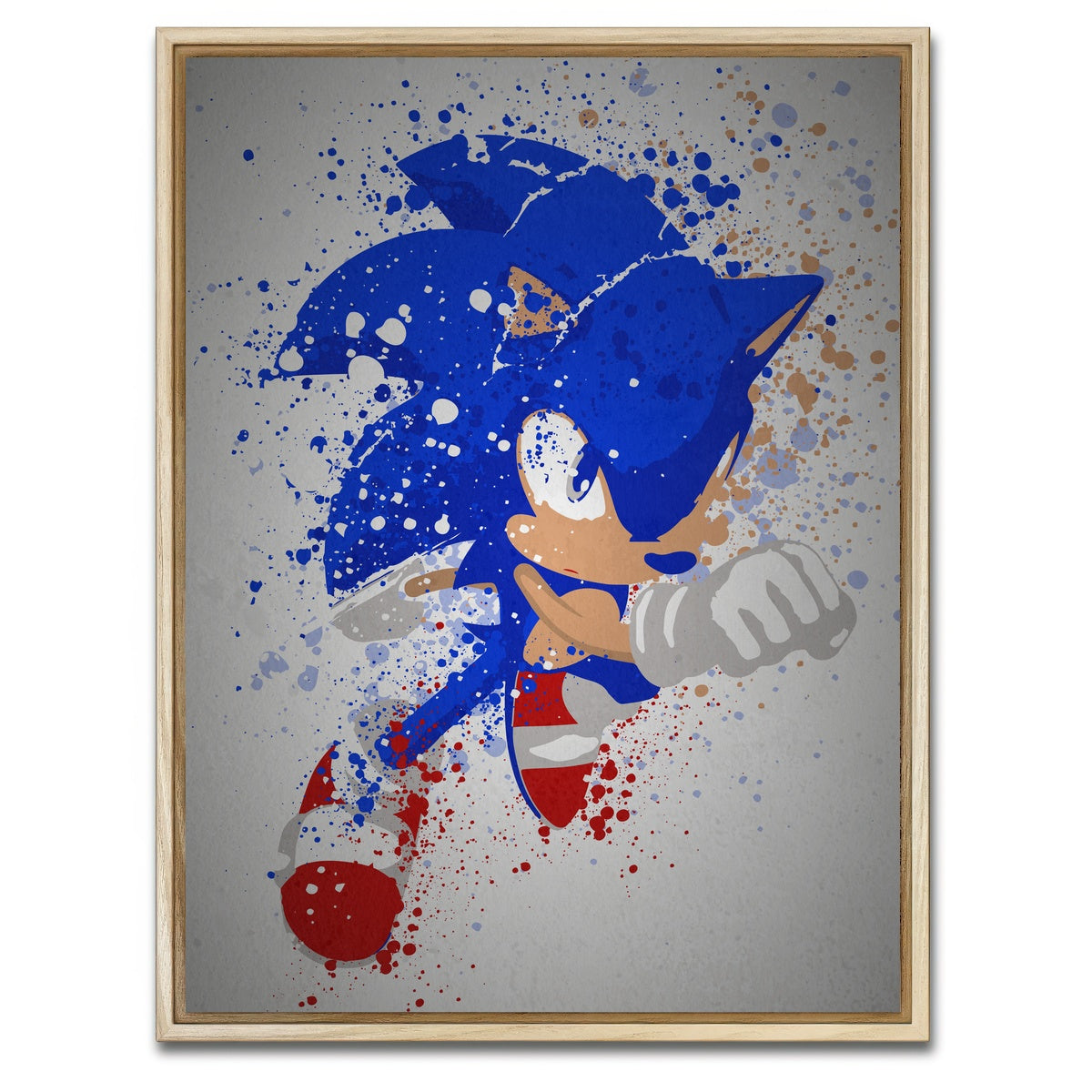 AUTO-MOCKUP WHITE | Gotta Go Fast | 1 Piece | Natural Framed Canvas | group=3x4