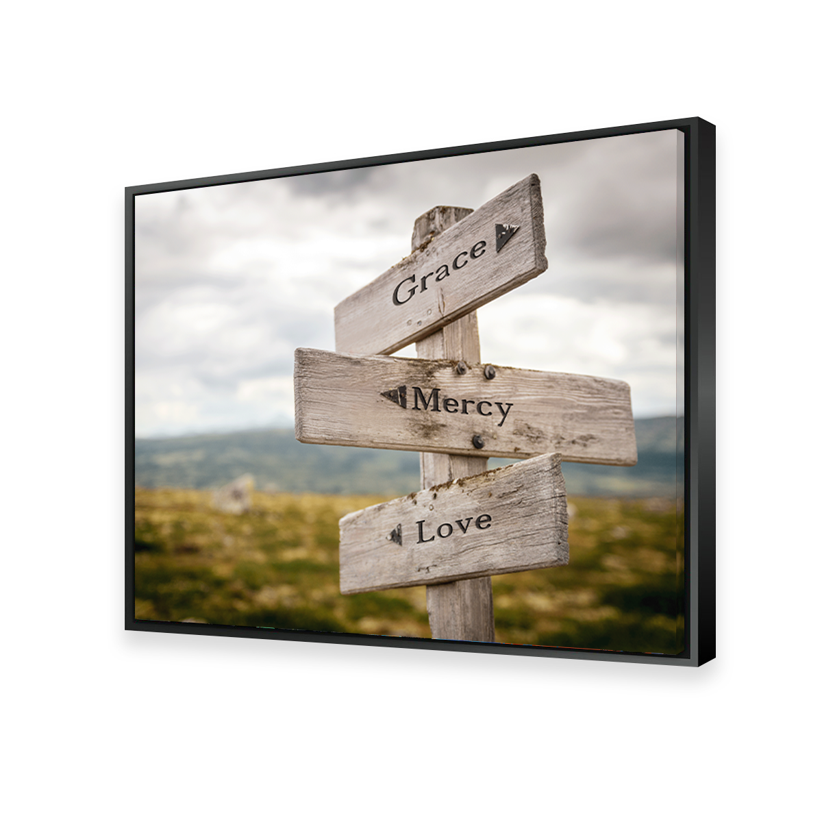 Grace Mercy Love Wall Art