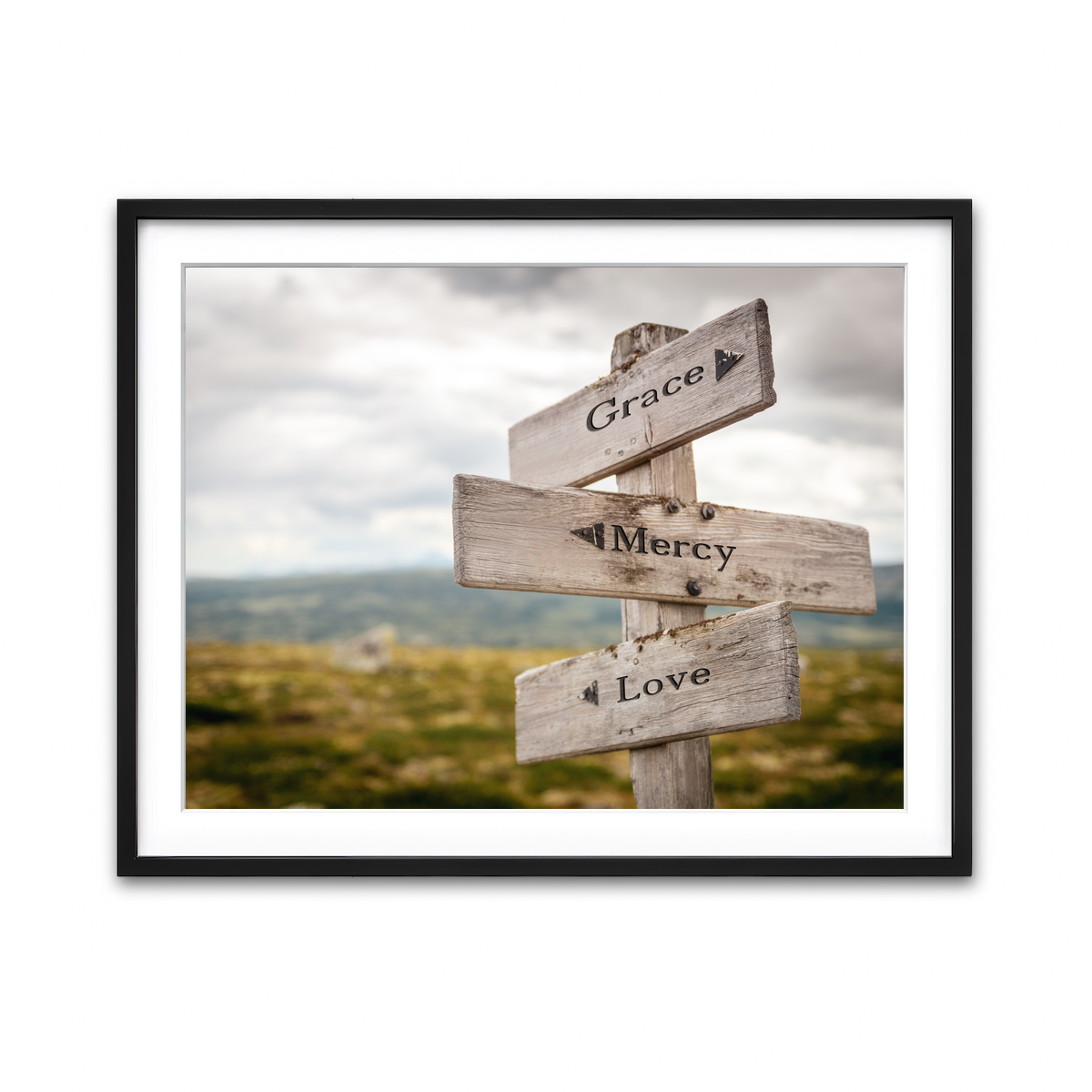 Framed Print 4x3 Black