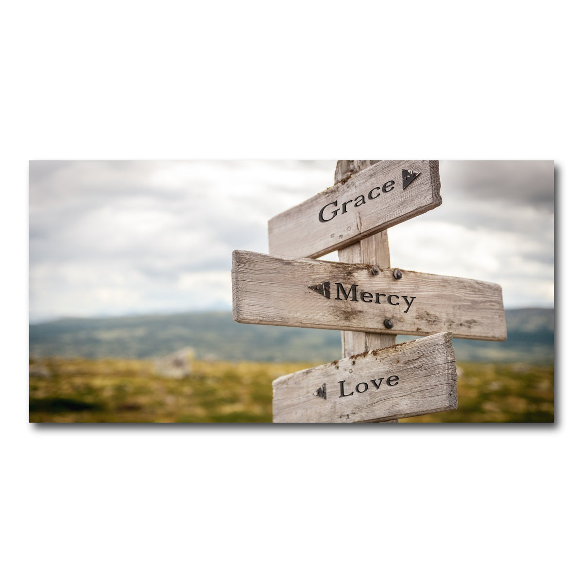 AUTO-MOCKUP WHITE | Grace Mercy Love | 1 Piece | Gallery Wrap Canvas | group=2x1