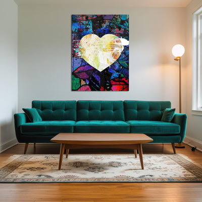 AUTO-MOCKUP ROOM | Grafitti Heart