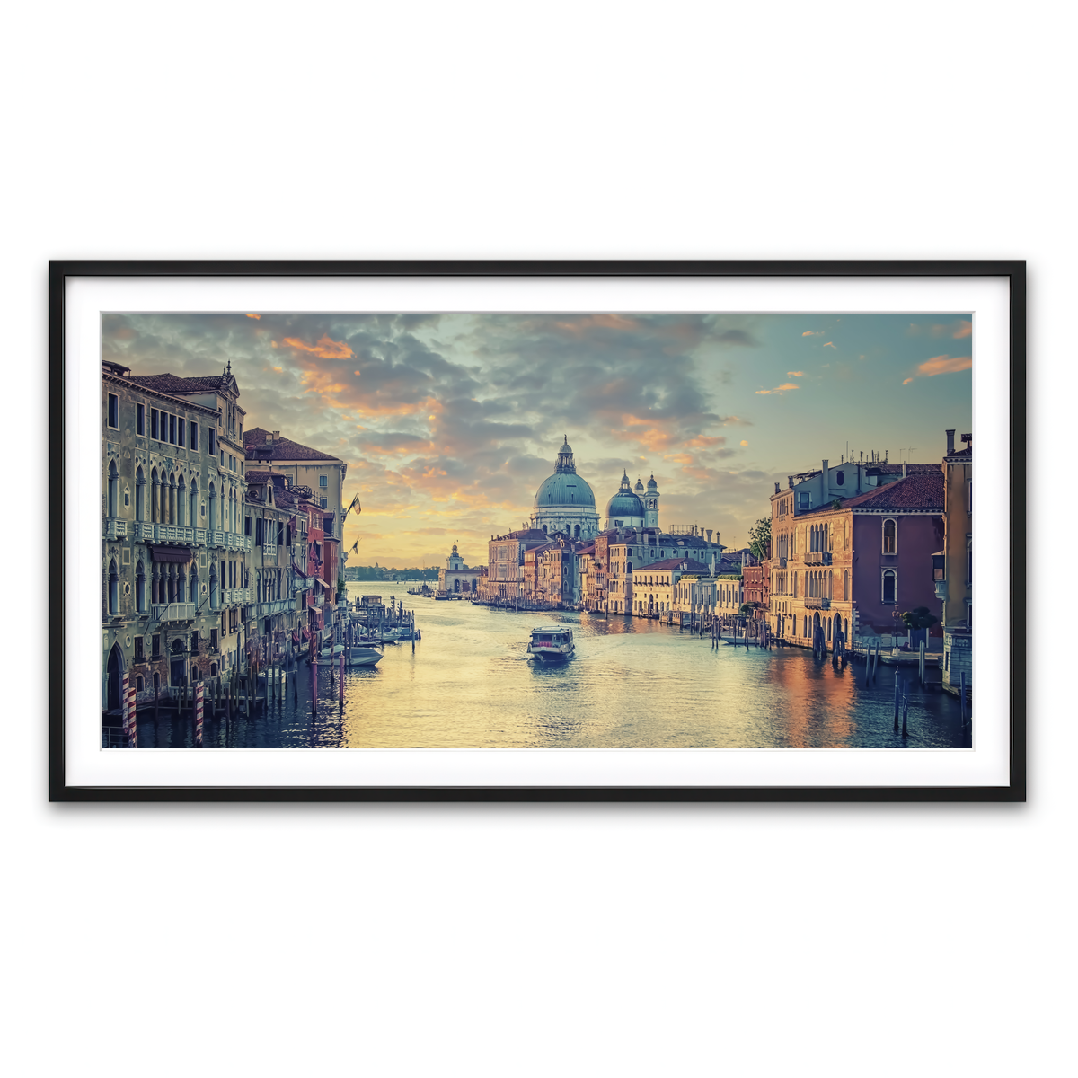 Framed Print 2x1 Black