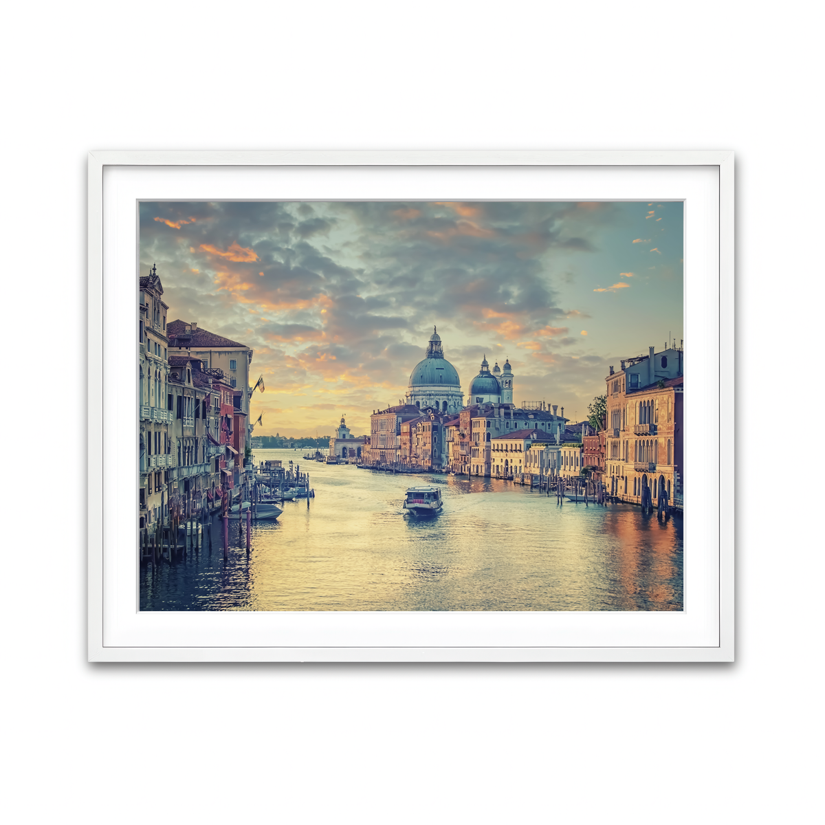 Framed Print 4x3 White