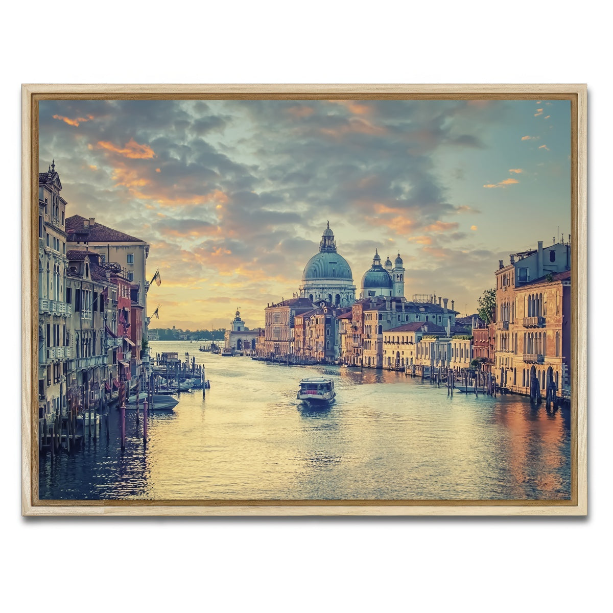 AUTO-MOCKUP WHITE | Grand Canal | 1 Piece | Natural Framed Canvas | group=4x3