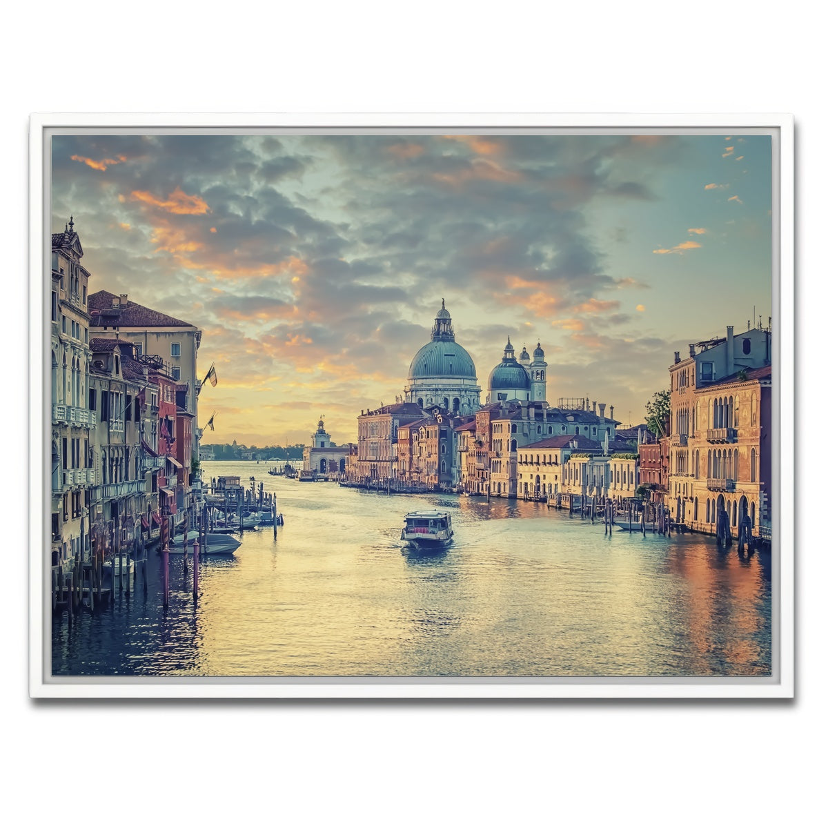 AUTO-MOCKUP WHITE | Grand Canal | 1 Piece | White Framed Canvas | group=4x3