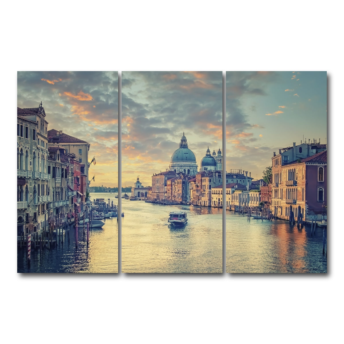 AUTO-MOCKUP WHITE | Grand Canal | 3 Piece | Gallery Wrap Canvas | group=12x24