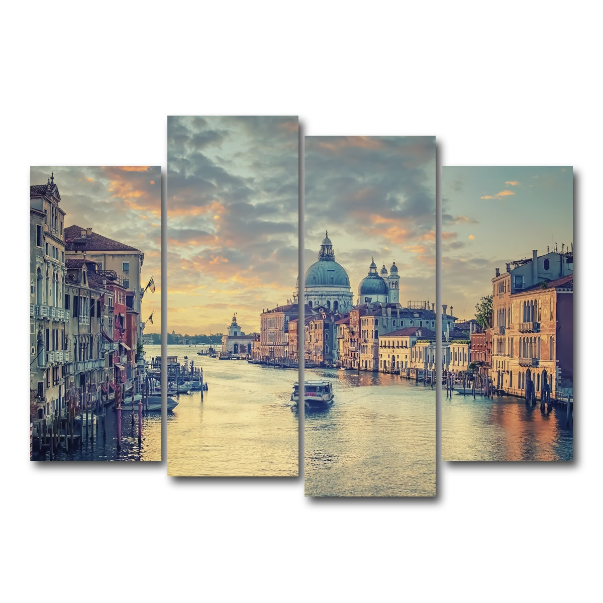 AUTO-MOCKUP WHITE | Grand Canal | 4 Piece | Gallery Wrap Canvas | group=4_normal