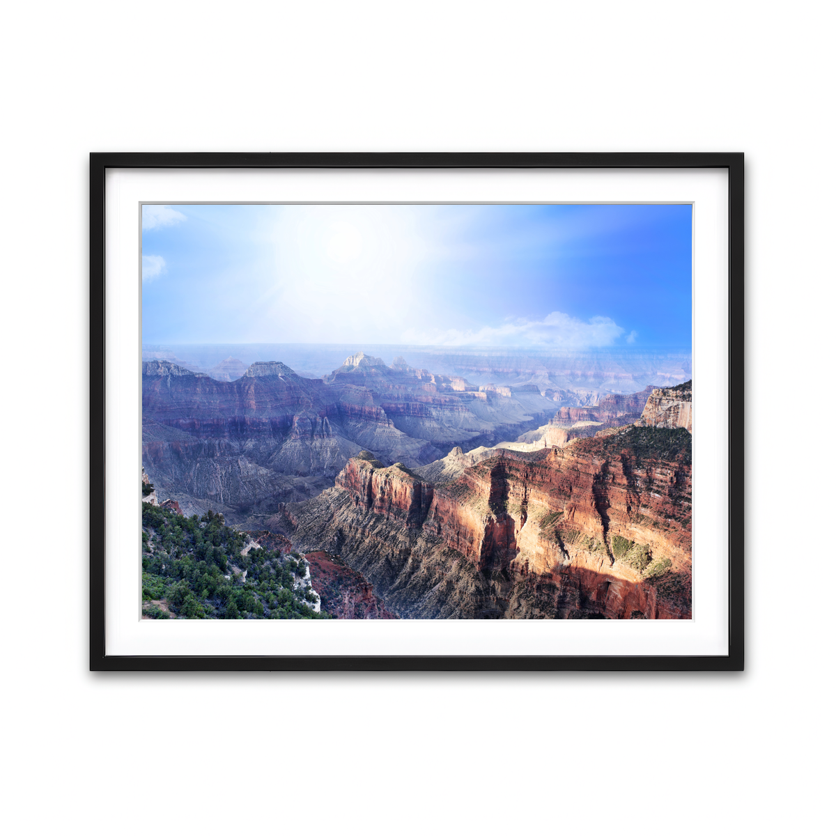 Framed Print 4x3 Black