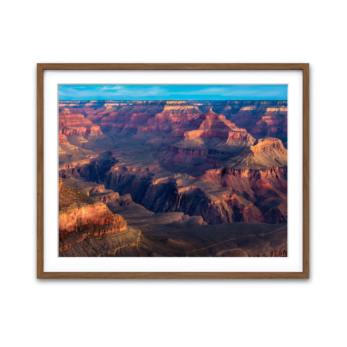 Framed Print 4x3 Walnut