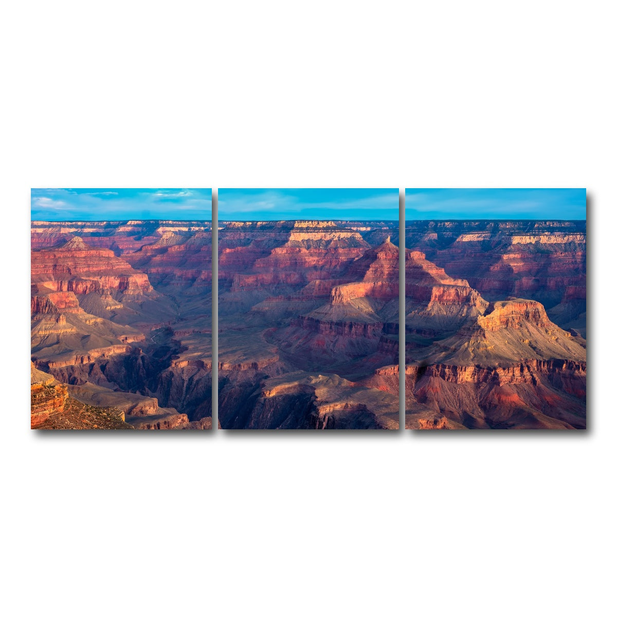 AUTO-MOCKUP WHITE | Grand Canyon National Park | 3 Piece | Gallery Wrap Canvas | group=18x24