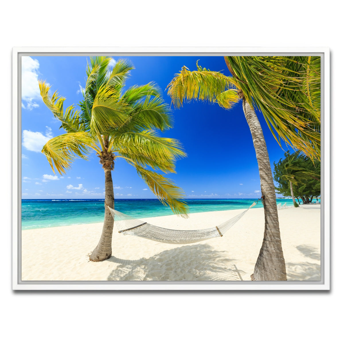AUTO-MOCKUP WHITE | Grand Cayman | 1 Piece | White Framed Canvas | group=4x3
