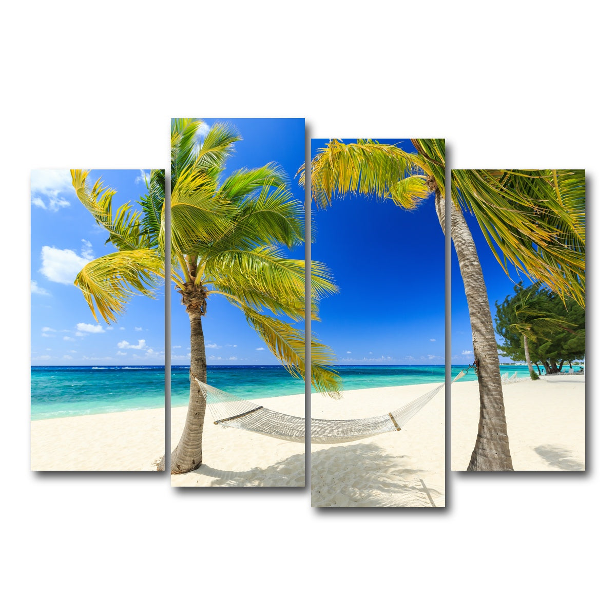 AUTO-MOCKUP WHITE | Grand Cayman | 4 Piece | Gallery Wrap Canvas | group=4_normal