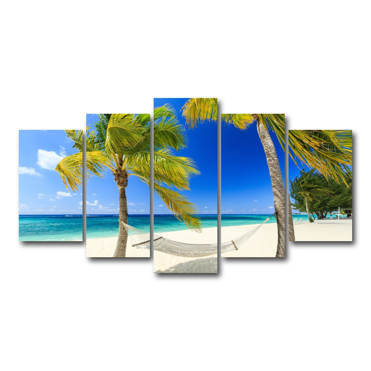 AUTO-MOCKUP WHITE | Grand Cayman | 5 Piece | Gallery Wrap Canvas | group=5_normal