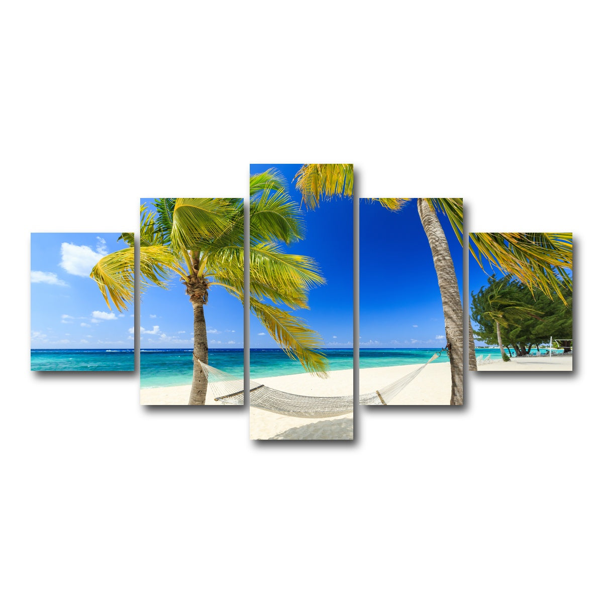 AUTO-MOCKUP WHITE | Grand Cayman | 5 Piece | Gallery Wrap Canvas | group=5_short