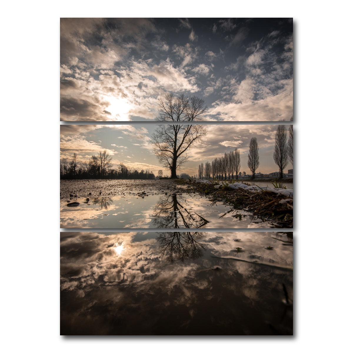 AUTO-MOCKUP WHITE | Grand Reflections | 3 Piece | Gallery Wrap Canvas | group=8x18_stacked