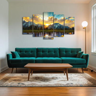 AUTO-MOCKUP ROOM | Grand Tetons Sunset