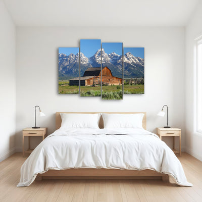 AUTO-MOCKUP ROOM | Grand Tetons and old barn