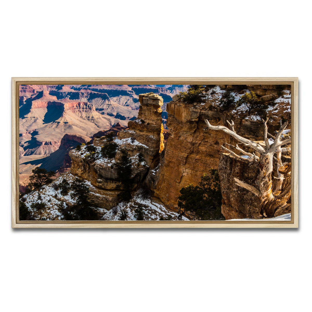 AUTO-MOCKUP WHITE | Grandview Point Canvas | 1 Piece | Natural Framed Canvas | group=2x1