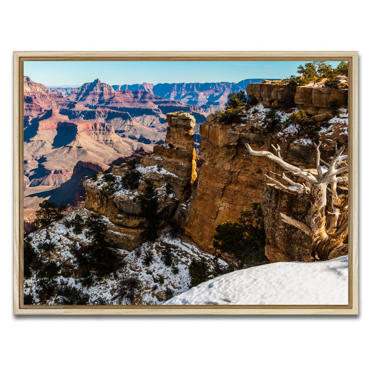AUTO-MOCKUP WHITE | Grandview Point Canvas | 1 Piece | Natural Framed Canvas | group=4x3