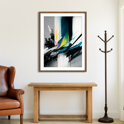 AUTO-MOCKUP ROOM | Granite Waterfall Wall Art