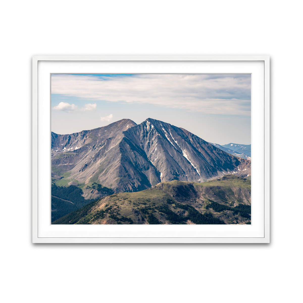 Framed Print 4x3 White