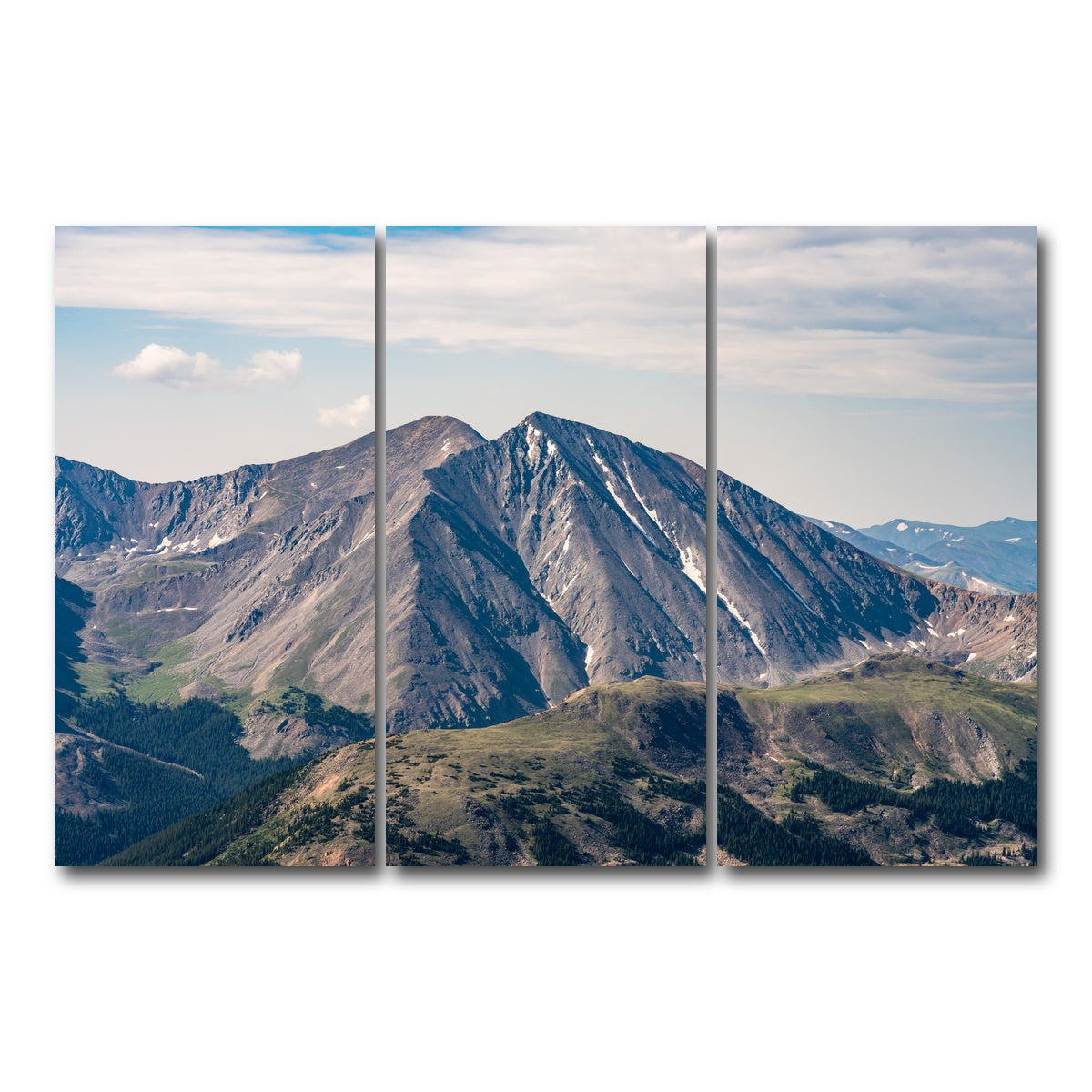 AUTO-MOCKUP WHITE | Grays and Torreys Peak | 3 Piece | Gallery Wrap Canvas | group=12x24